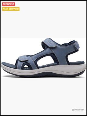 Platform Flat Sandals with Breathable Textile Upper and Super Soft EVA Footbed